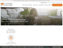 Tablet Screenshot of abcourtage.com